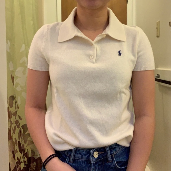 Cream Ralph Lauren Polo - Picture 2 of 3